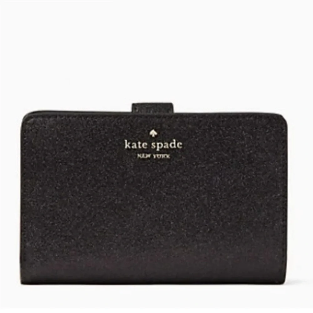 Kate Spade Deep Medium Bifold Wallet Black